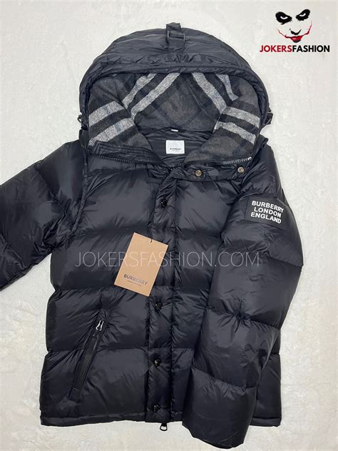 burberry plaid puffer jacket|burberry lockwell puffer jacket.